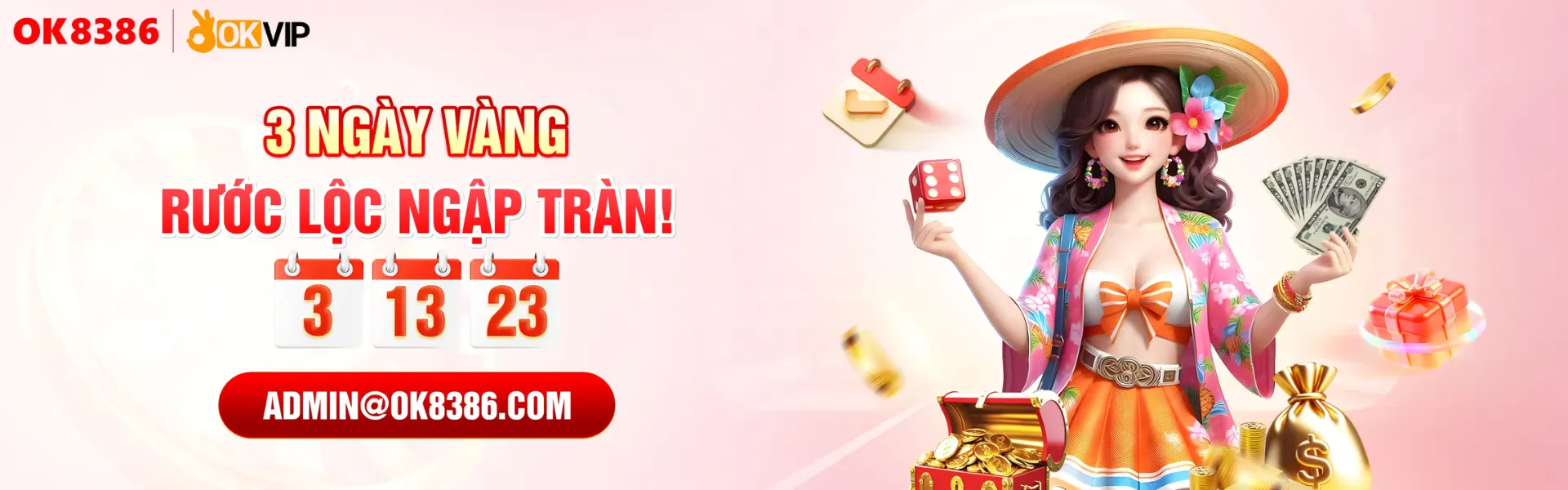 3 ngày vàng tước lộc ngập tràn ok8386ee